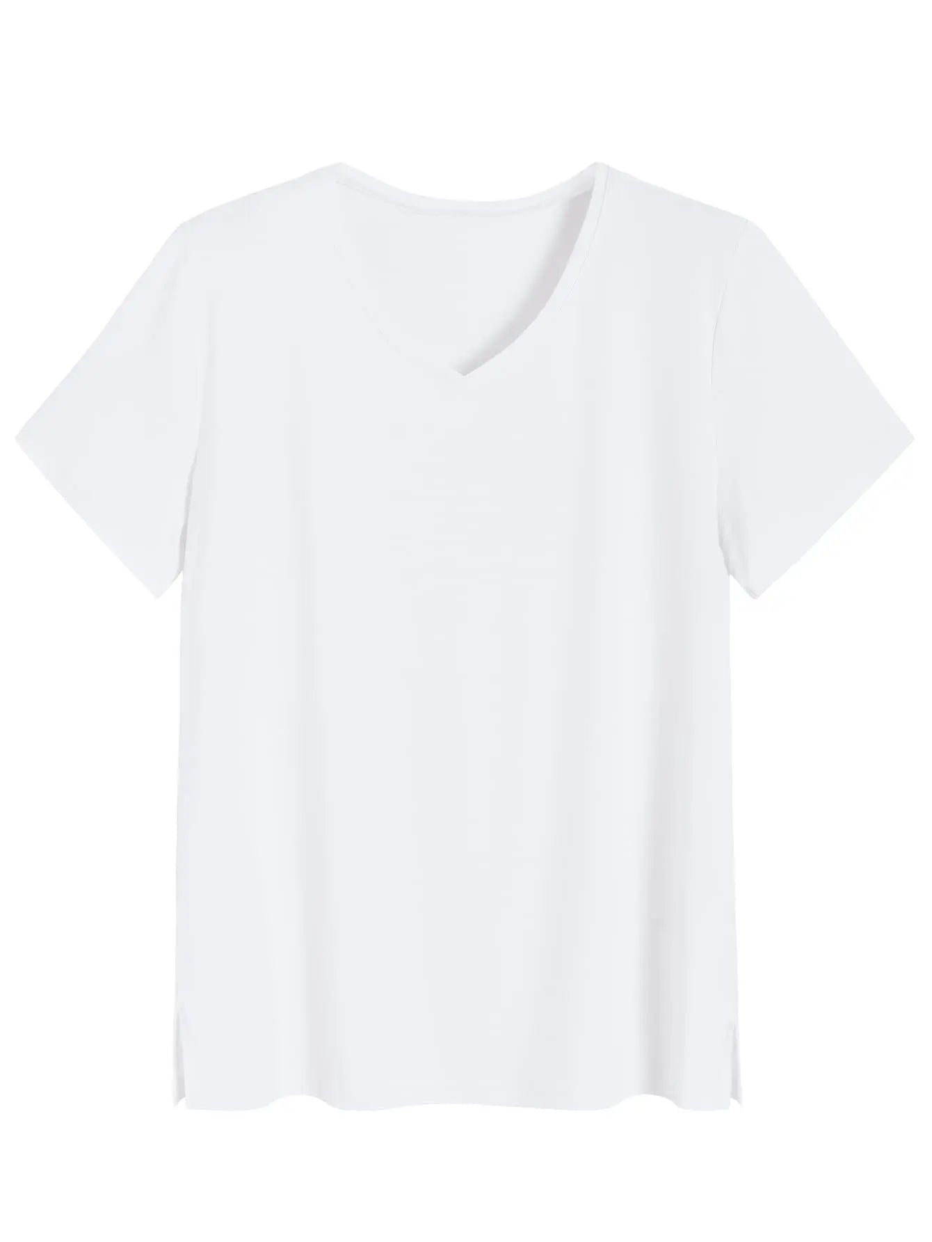 Latuza Women's Viscose Sleep T-Shirt V-Neck Pajamas Top
