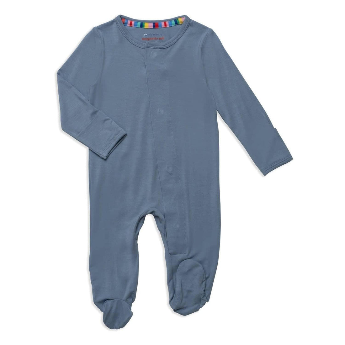 Magnetic Me Boys Modal Magnetic Baby Footie Pajamas | Silky Soft Modal Fabric | Baby Sleepers