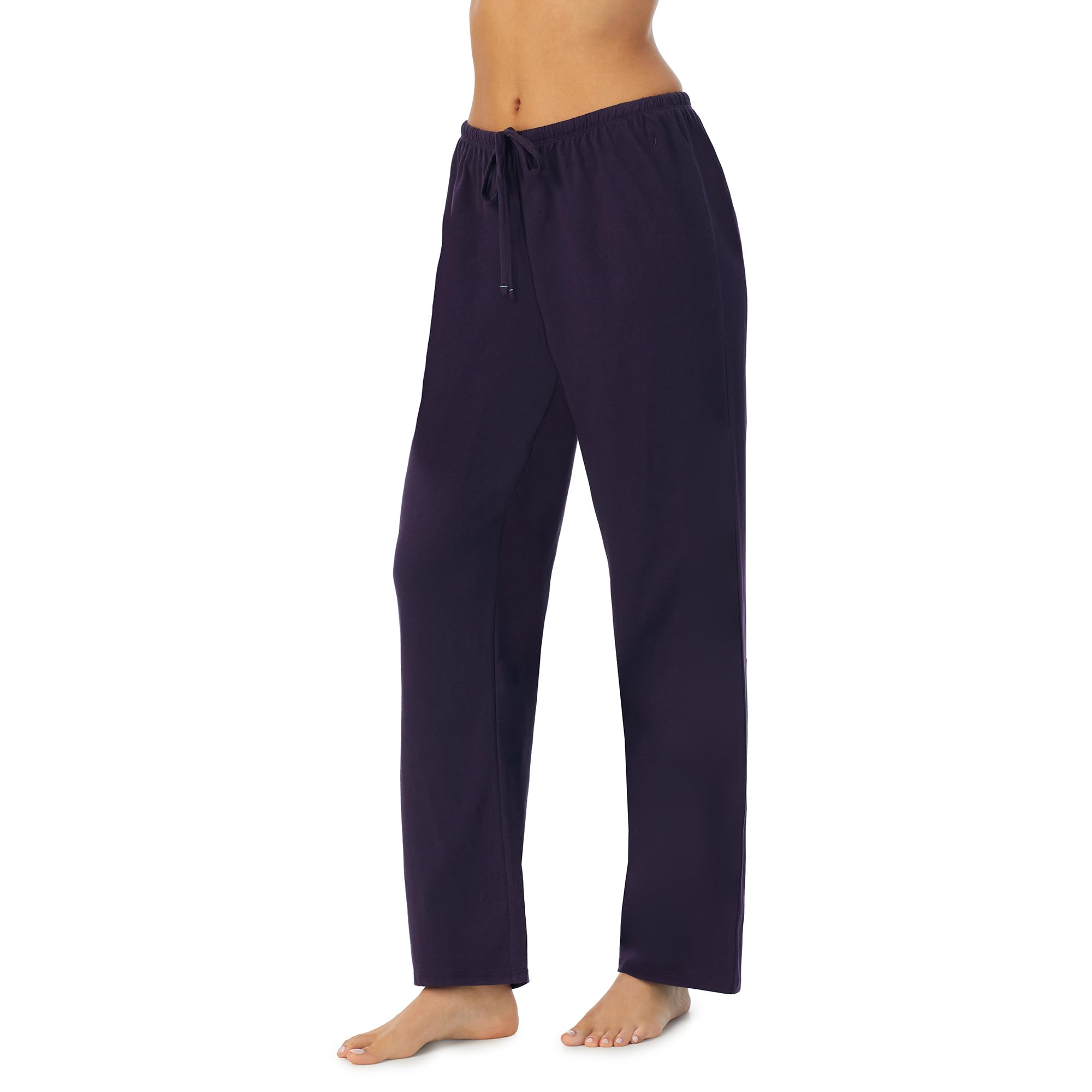 Nautica Womens Pajama Pants - Lightweight Wide Leg Lounge Pants - Cotton Knit Jersey - Sleepwear Loungewear PJs for Women