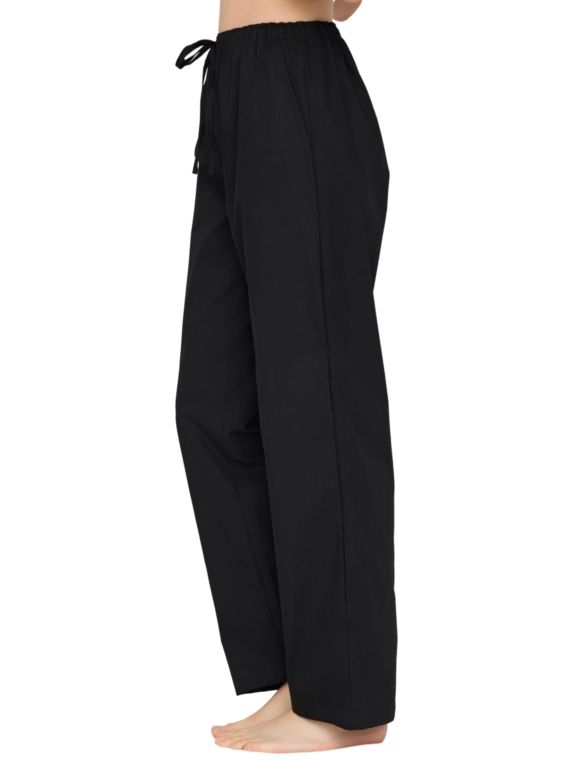 CYZ Women's 100% Cotton Woven Poplin Sleep Pajama Pants
