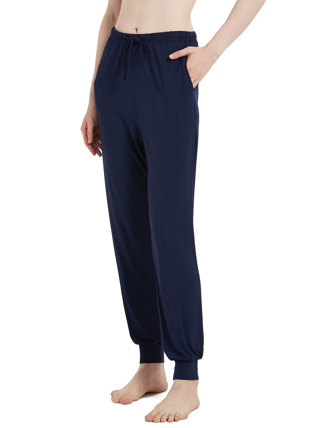 GYS Women's Pajama Pants - Viscose Made from Bamboo, Joggers Pants with Pockets Comfy Lounge Sleep Pants Pj Bottoms