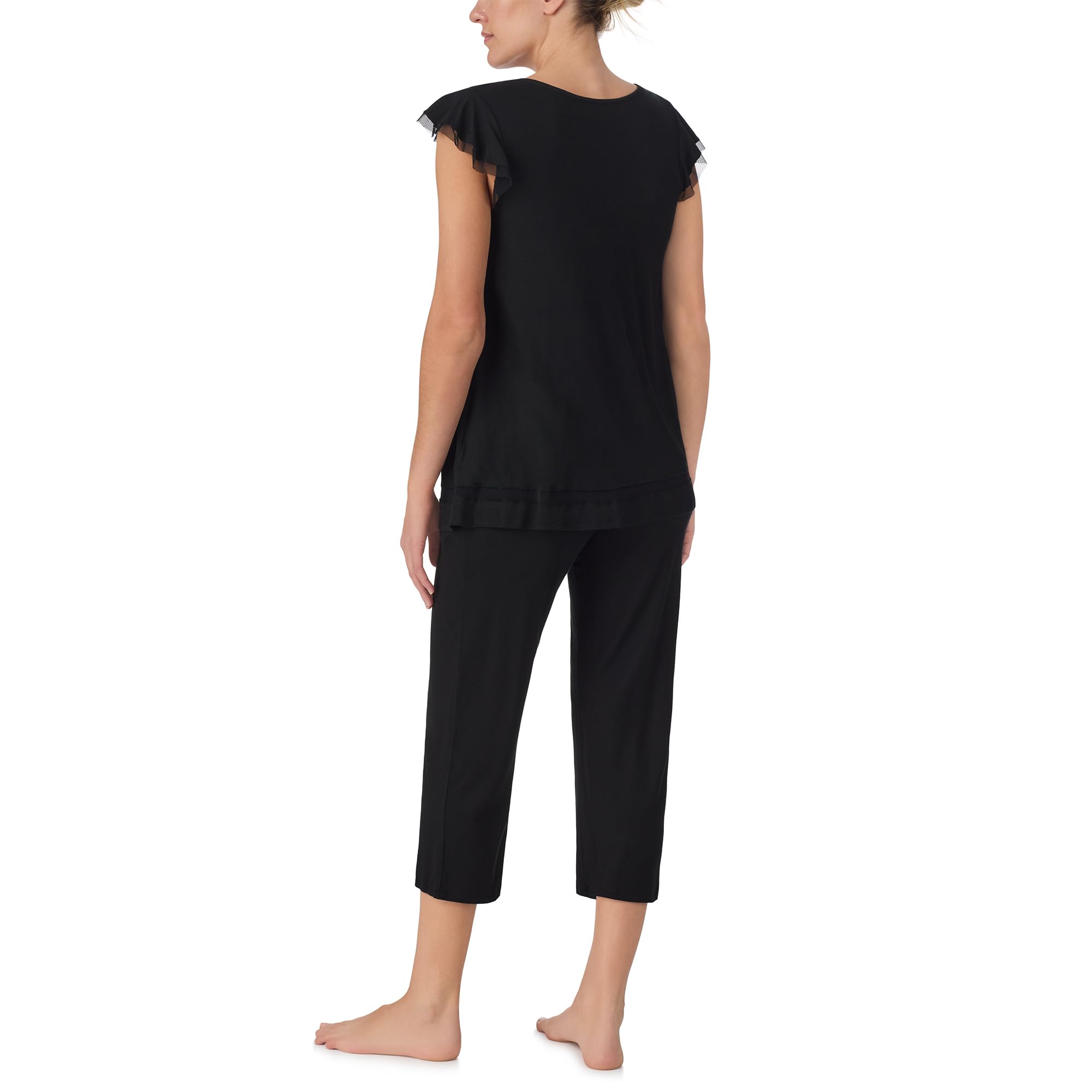 ELLEN TRACY Womens Pajama Top - Soft Stretch Jersey Short Sleeve Sleep Shirt Loungewear WEBE CLOTHING