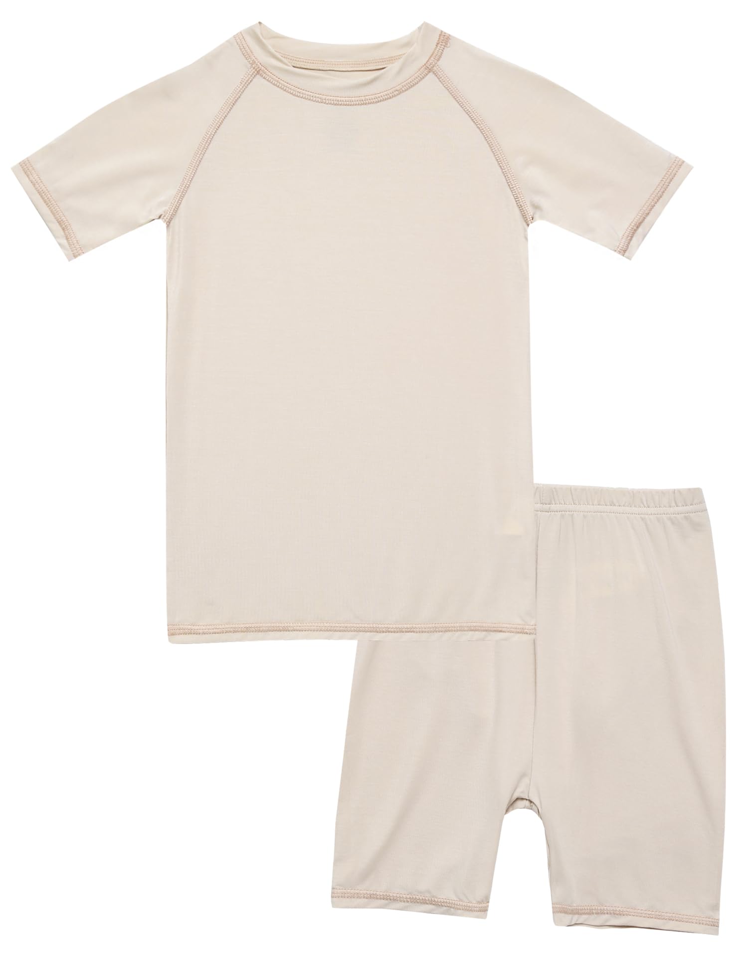 VAENAIT BABY Infant Toddler Junior Girls Boys Pajamas Sleepwear Rayon from Bamboo Short Summer Pjs Set 6M-12Y WEBE CLOTHING