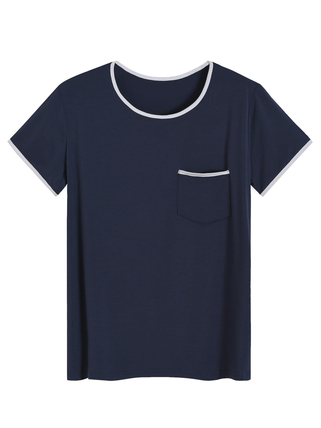 Latuza Women's Bamboo Viscose Sleep T-Shirt Soft Short Sleeve Pajama Tops WEBE CLOTHING