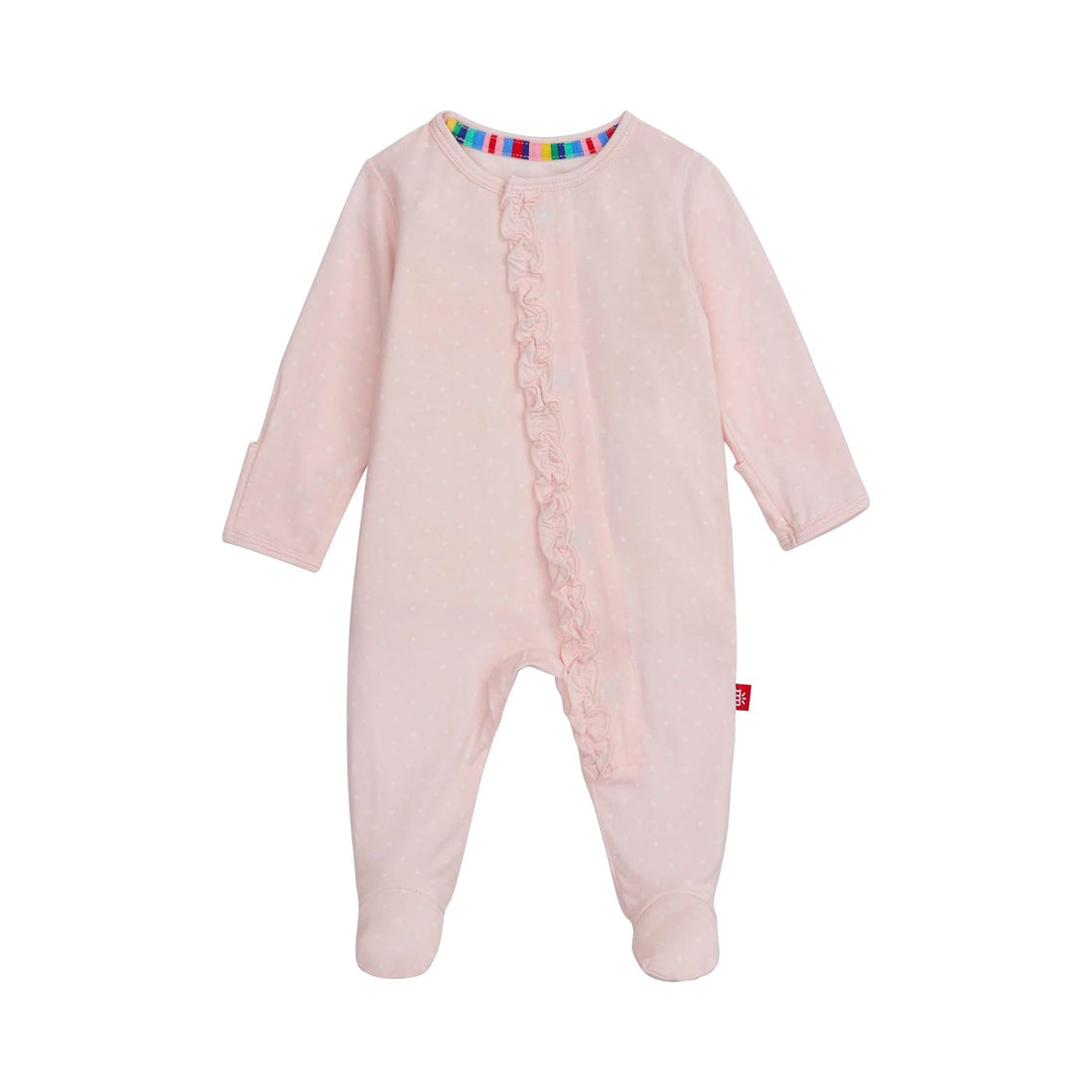 Magnetic Me Girls Modal Magnetic Baby Footie Pajamas | Silky Soft Modal Fabric | Baby Sleepers Available Sizes PRE - 24M WEBE CLOTHING