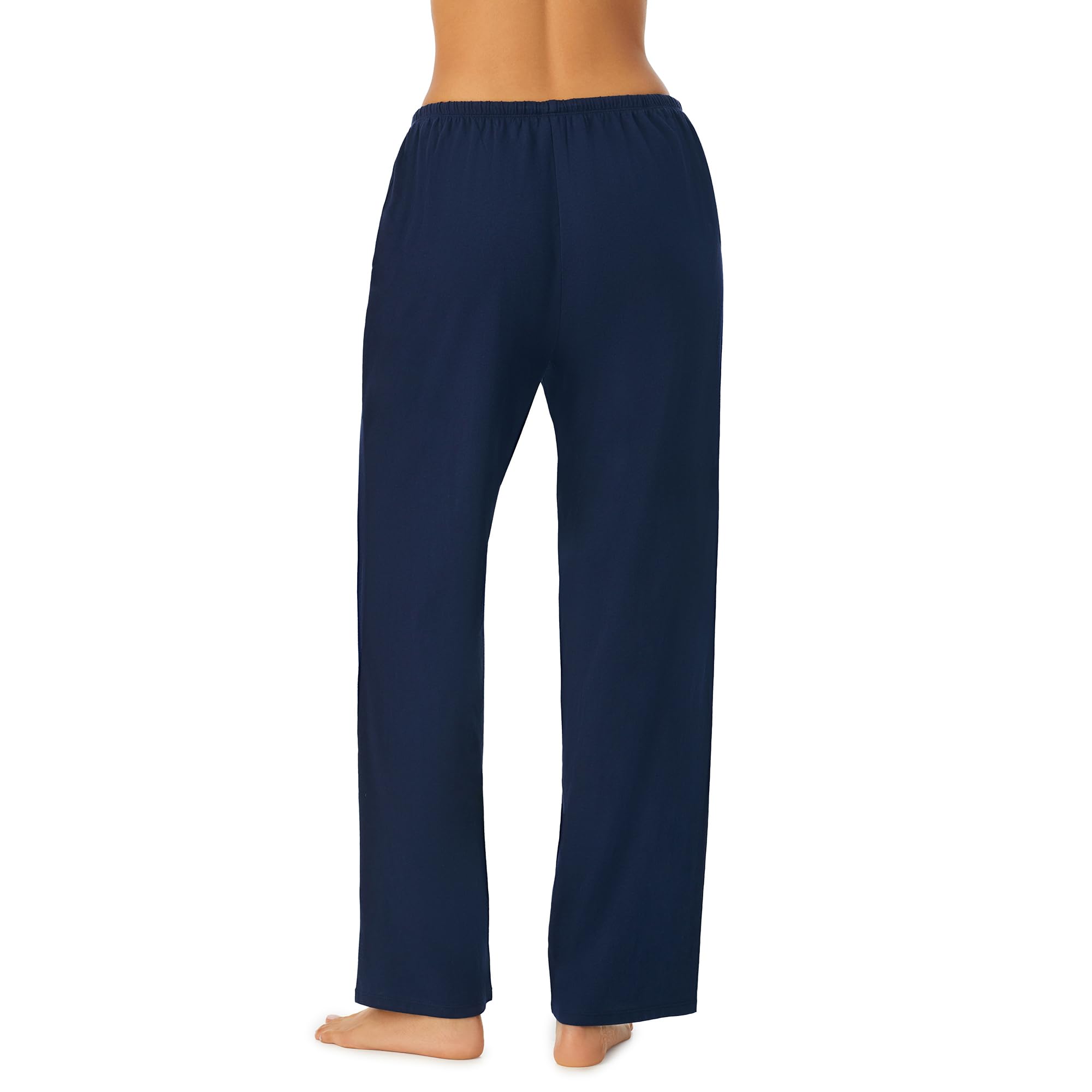 Nautica Womens Pajama Pants - Lightweight Wide Leg Lounge Pants - Cotton Knit Jersey - Sleepwear Loungewear PJs for Women