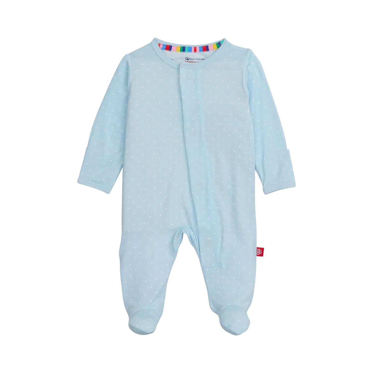 Magnetic Me Boys Modal Magnetic Baby Footie Pajamas | Silky Soft Modal Fabric | Baby Sleepers