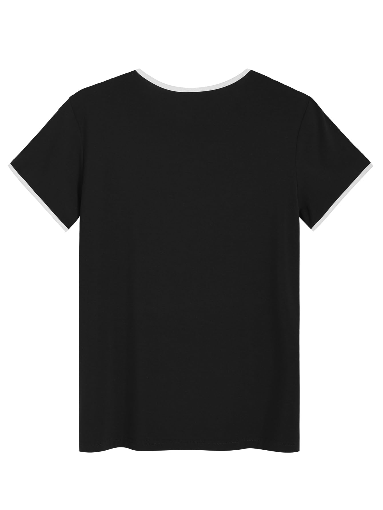 Latuza Women's Bamboo Viscose Sleep T-Shirt Soft Short Sleeve Pajama Tops WEBE CLOTHING