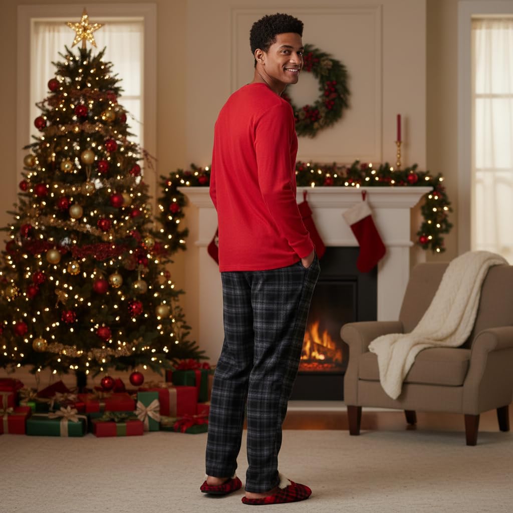 Beverly Hills Polo Club Men's Beverly Hills Polo Polar Fleece Set W/Ls Thermal Top WEBE CLOTHING