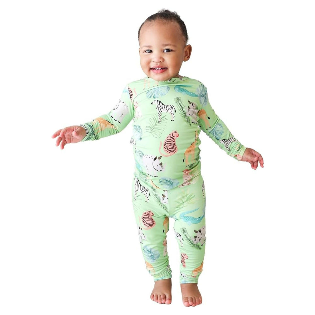Posh Peanut Boys Pajamas - PJs for Kids Made of Soft Viscose from Bamboo, Long Sleeve Toddler PJs & Matching Boys Pajama Sets WEBE CLOTHING