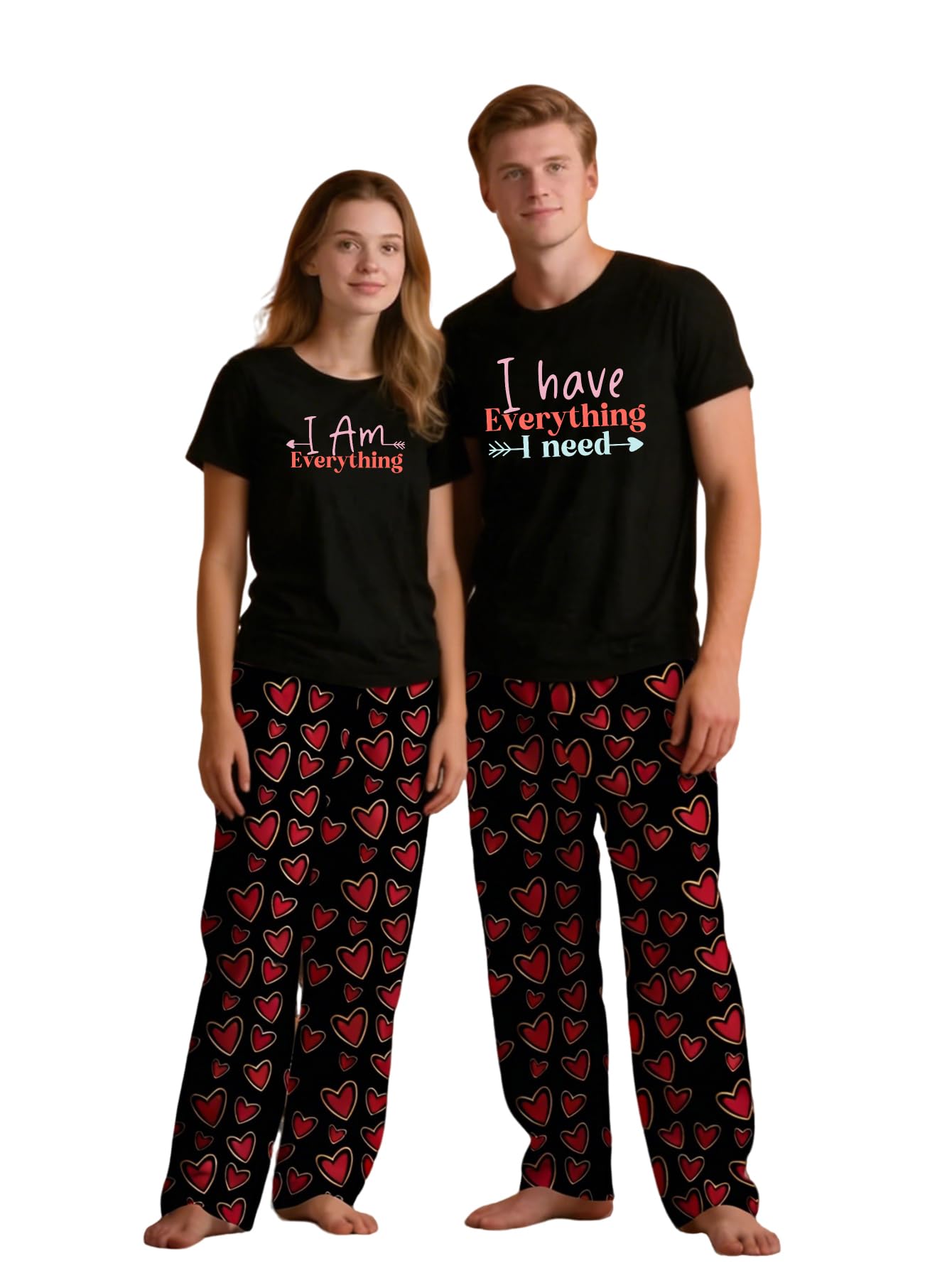 Couples Pajamas, Matching PJS for Couples, His and Hers Jammies, Wife and Husband Sets (Sold Separately)