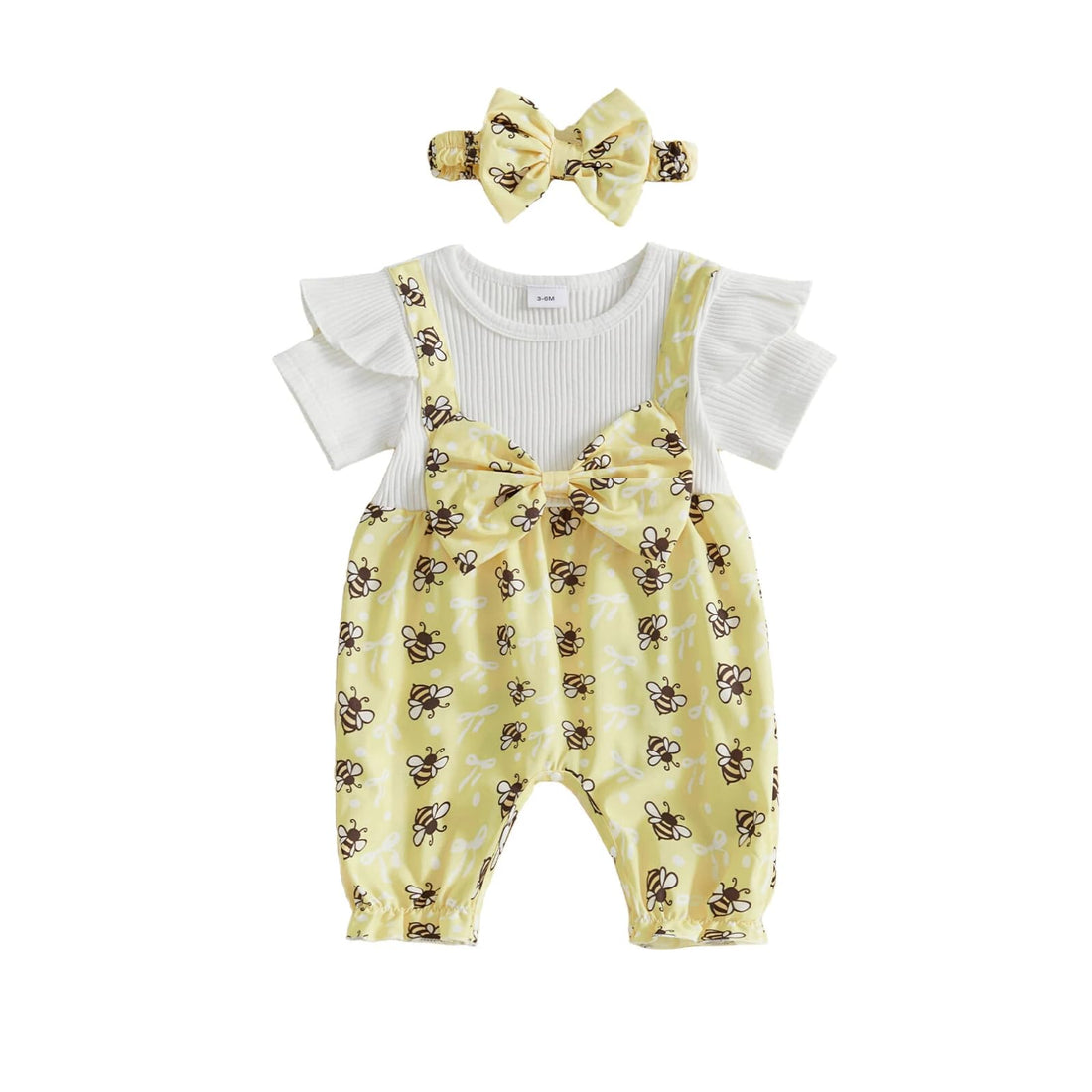 YINGISFITM Newborn Baby Girl Summer Clothes Short Sleeve Bubble Romper Bow Shorts Jumpsuit Infant Outfit 0 3 6 9 12 18 Months WEBE CLOTHING