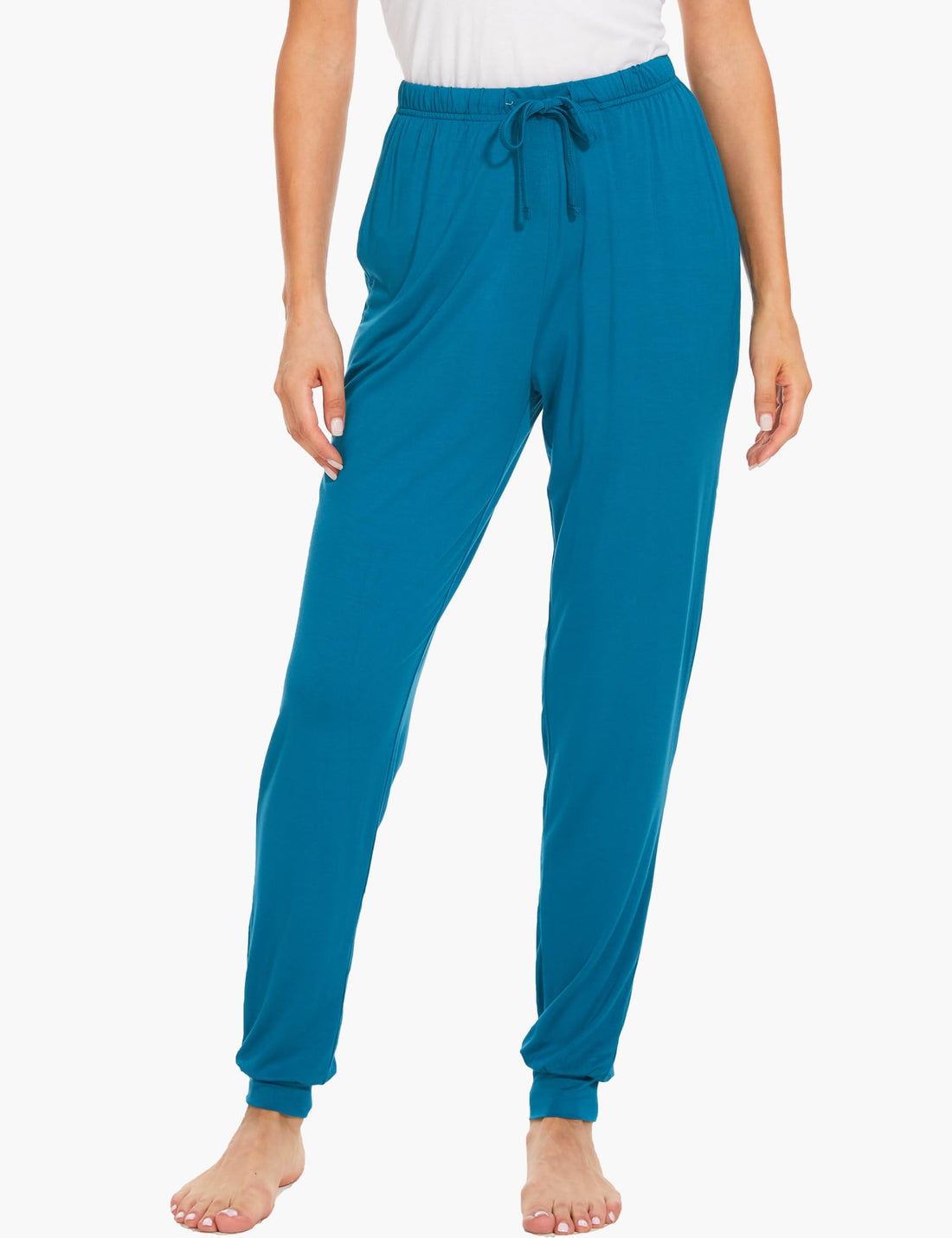 GYS Women's Pajama Pants - Viscose Made from Bamboo, Joggers Pants with Pockets Comfy Lounge Sleep Pants Pj Bottoms