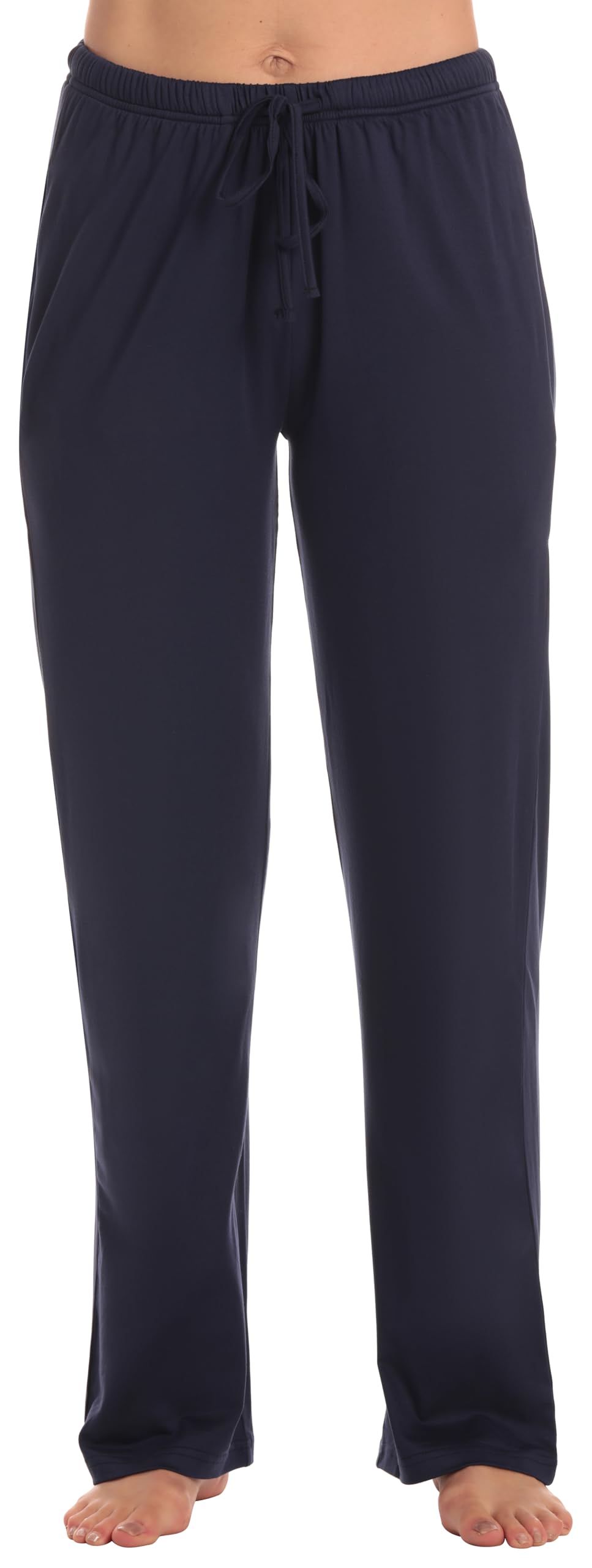 Just Love Women's Pajama Pants, Soft Stretch Jersey PJ Bottoms with Two Pockets, Elastic Waist and Drawstring