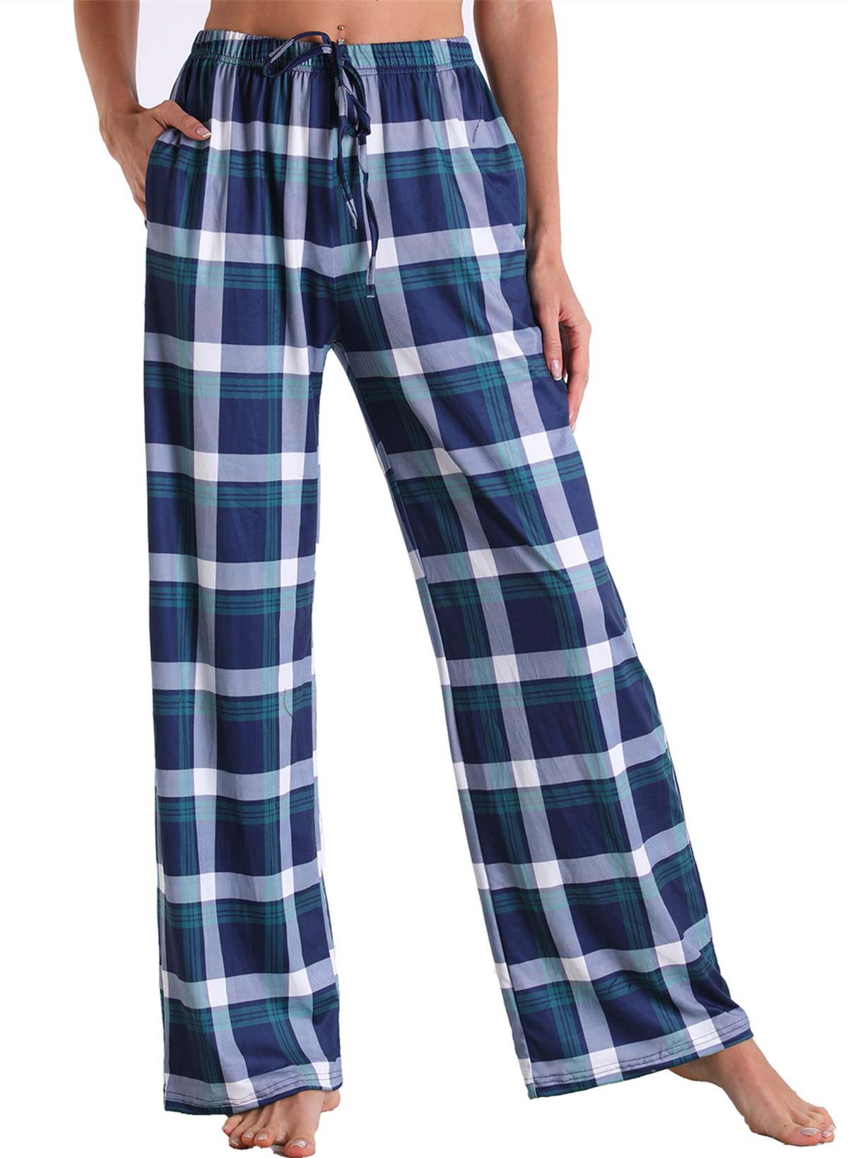 X-Image Women Comfy Casual Pajama Pants with Pockets & Drawstring