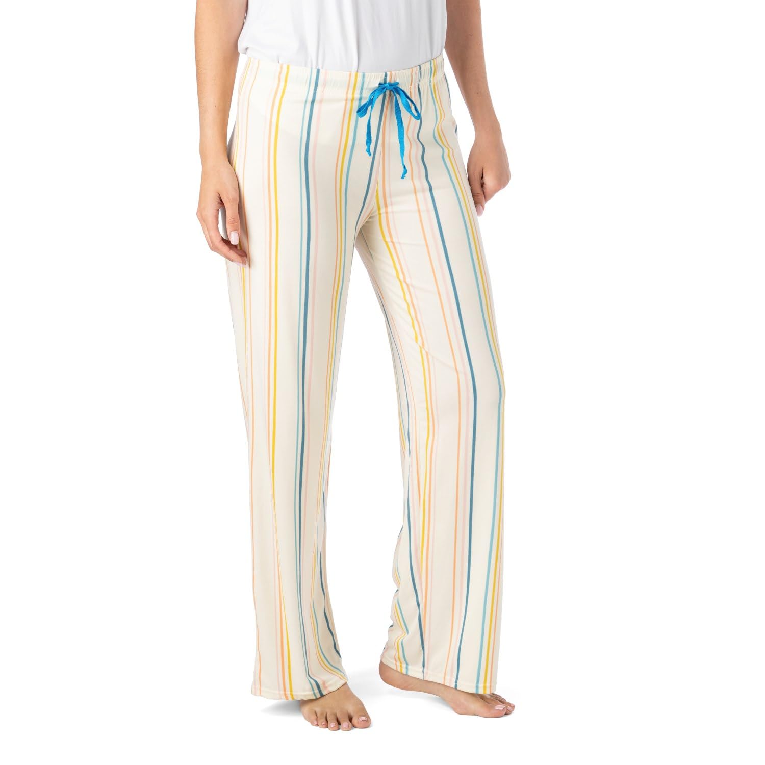 Hello Mello Signature Lounge Pants Womens Soft Pajama Bottoms Elastic Waistband Drawstring Tie