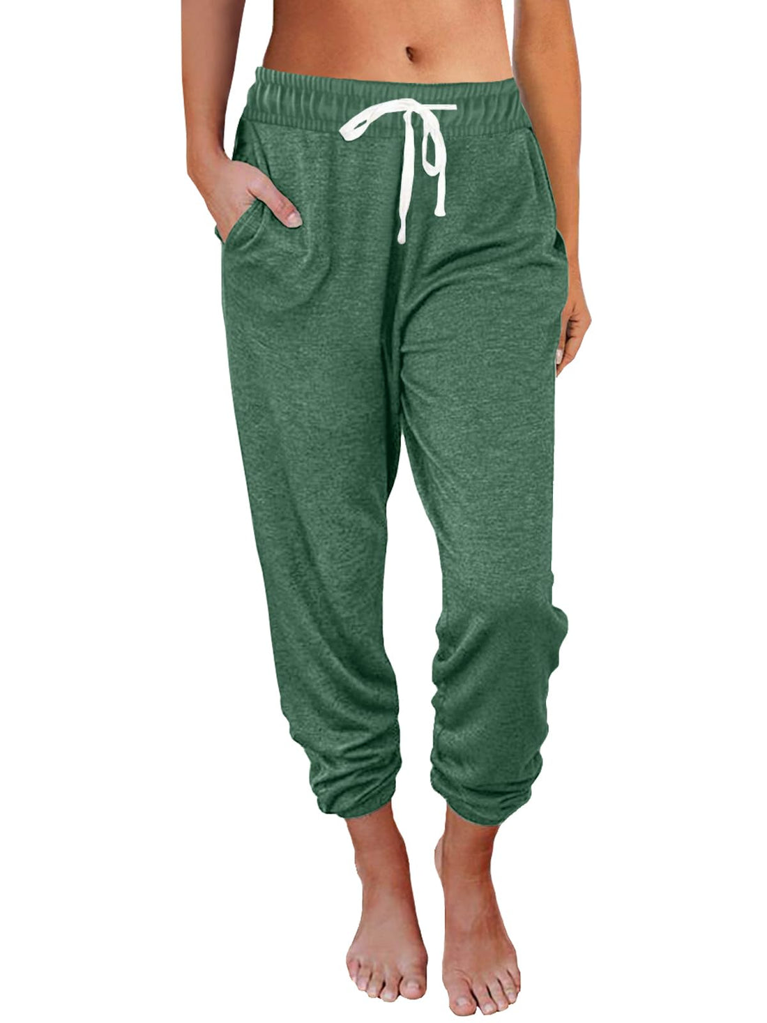 AUTOMET Women's High Waisted Lounge Sweatpants Jogger Pants with Pockets