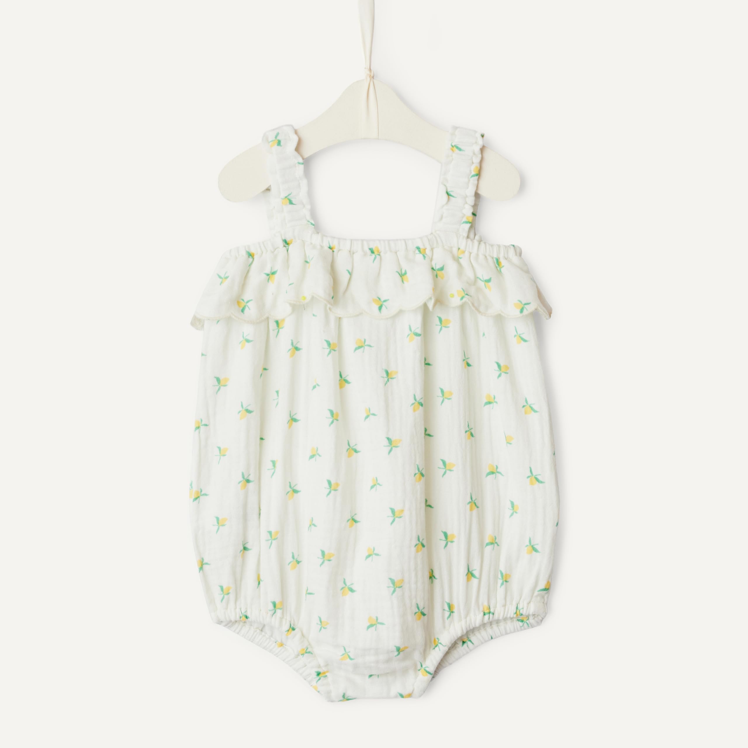 Amazon Essentials x Sofia Grainge Baby Girls' Cotton Gauze Sleeveless Romper WEBE CLOTHING