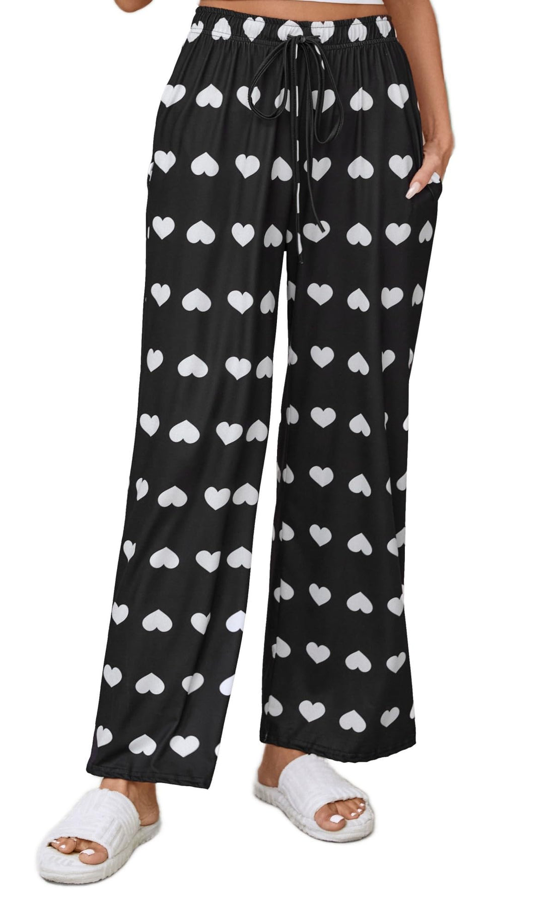 X-Image Women Comfy Casual Pajama Pants with Pockets & Drawstring