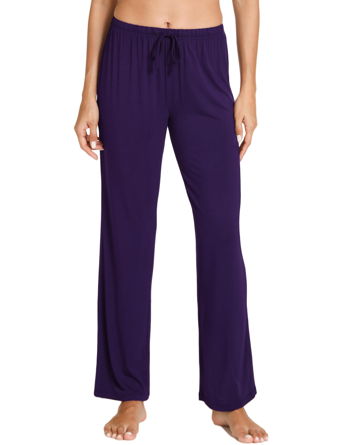 GYS Bamboo Viscose Women's Pajama Pants, Lightweight Comfy Casual Lounge Yoga Pants, Pj Bottoms Sleep Pants with Drawstring