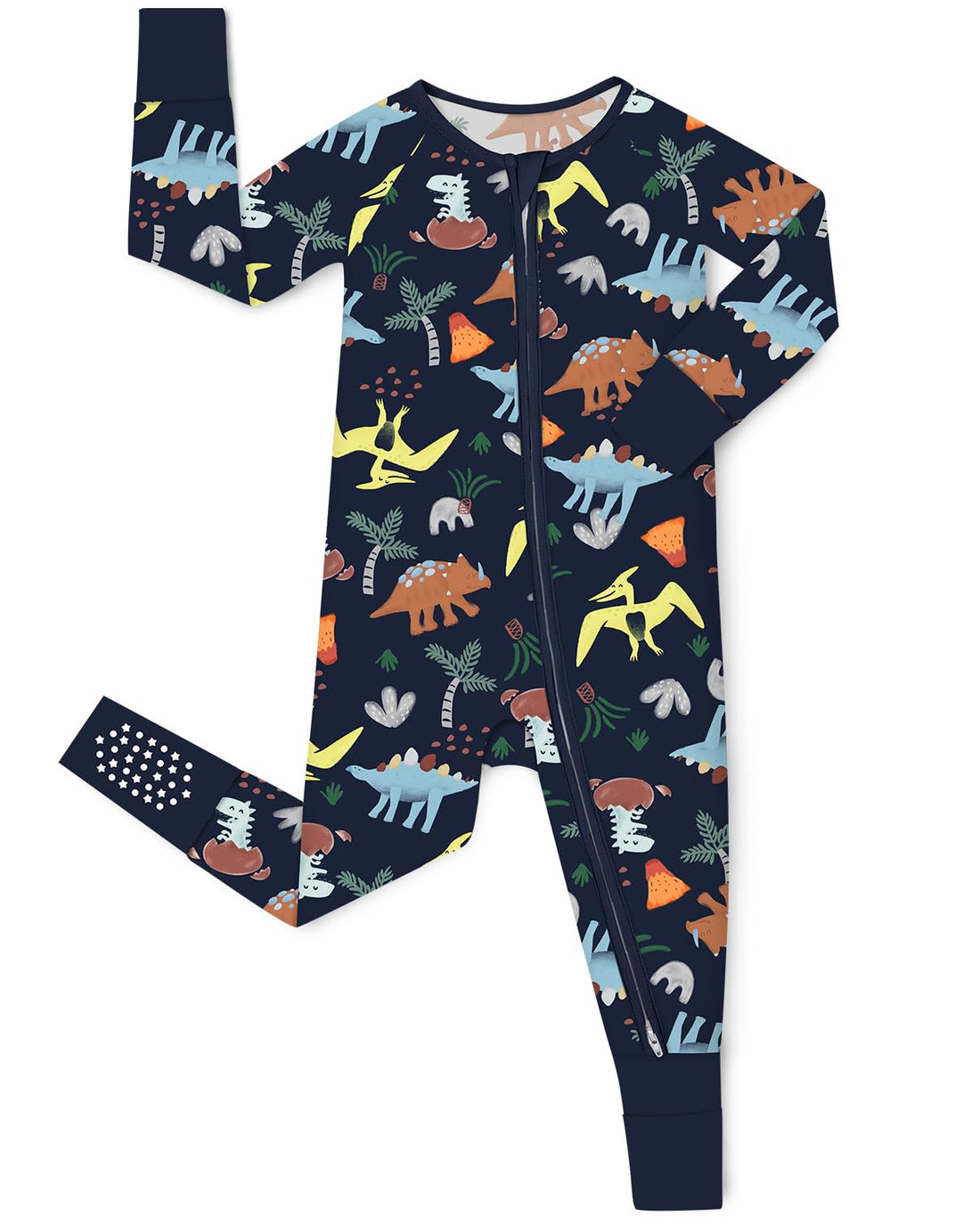 babee Reshinee Bamboo Viscose Baby Convertible Footie Pajama, Zipper Pajamas for Baby Boys & Girls, Sleep & Play Footed