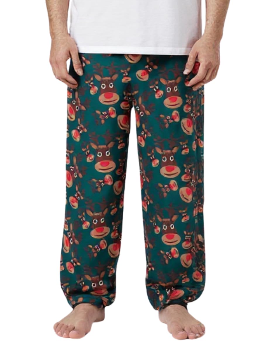 Unisex Adults Holiday Themed Pajama Pants WEBE CLOTHING