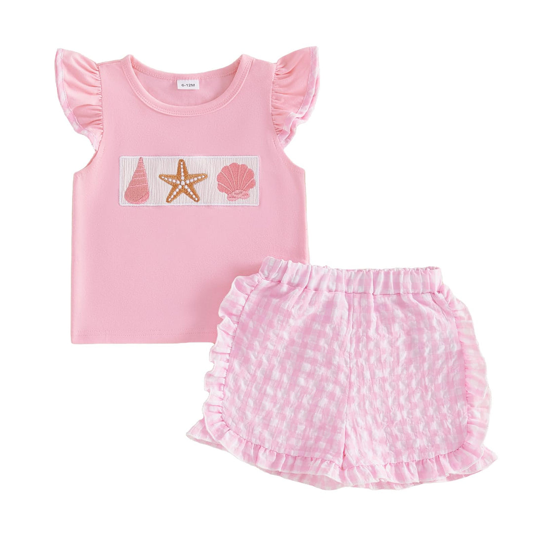 Toddler Baby Girl Summer Clothes T-Shirt Shorts Set Cute Outfits | Toddler Baby Girl Summer Clothes Short Sleeves T-Shirt Tops and Ruffled Shorts Set Cute Summer Outfits 2Pcs WEBE CLOTHING