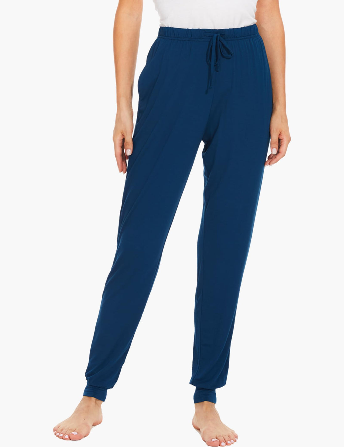 GYS Women's Pajama Pants - Viscose Made from Bamboo, Joggers Pants with Pockets Comfy Lounge Sleep Pants Pj Bottoms