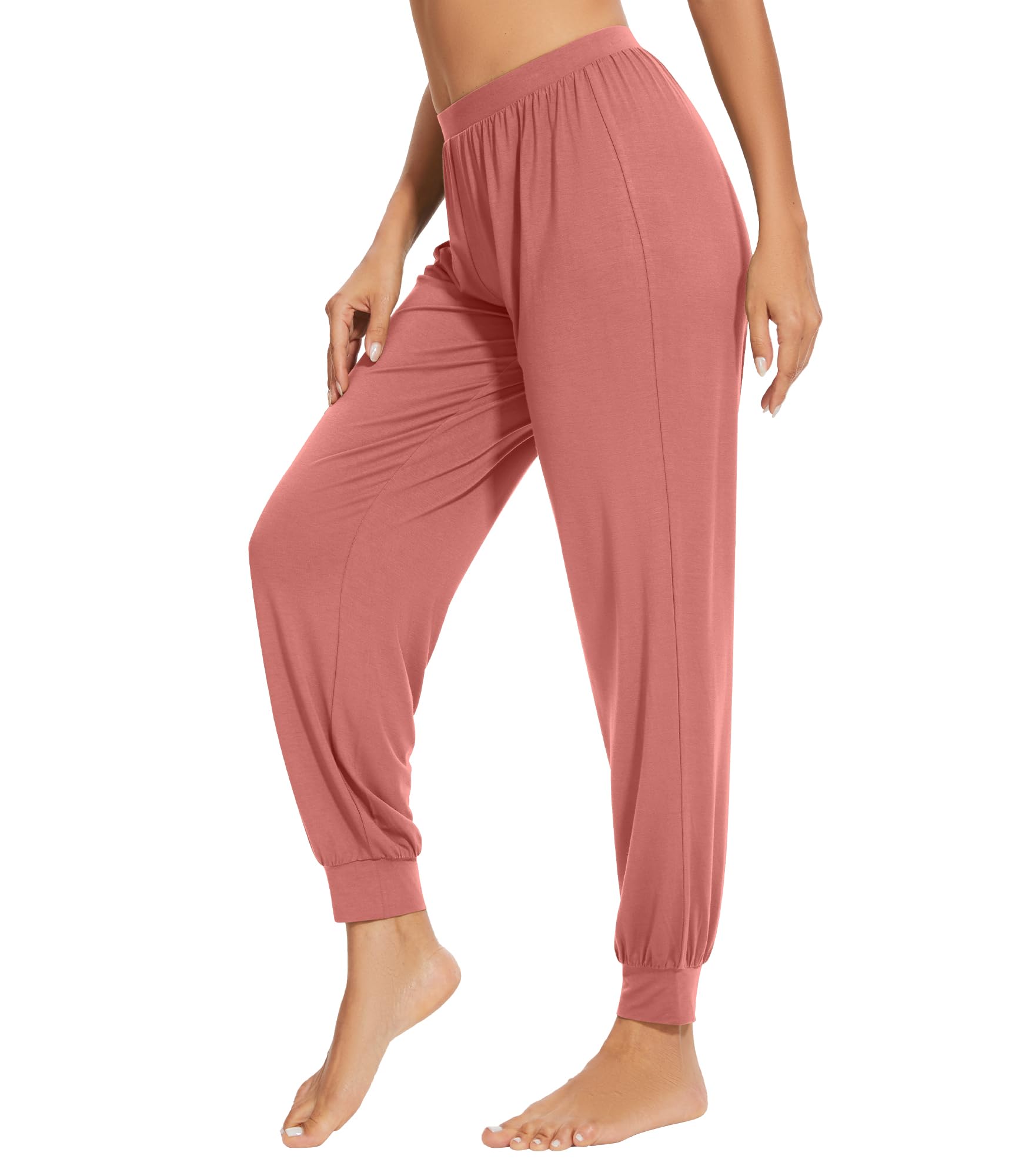 WiWi Women's Viscose from Bamboo Joggers Super Soft Pajama Pants Yoga Bottoms Cooling Lounge Sweatpants S-XXL