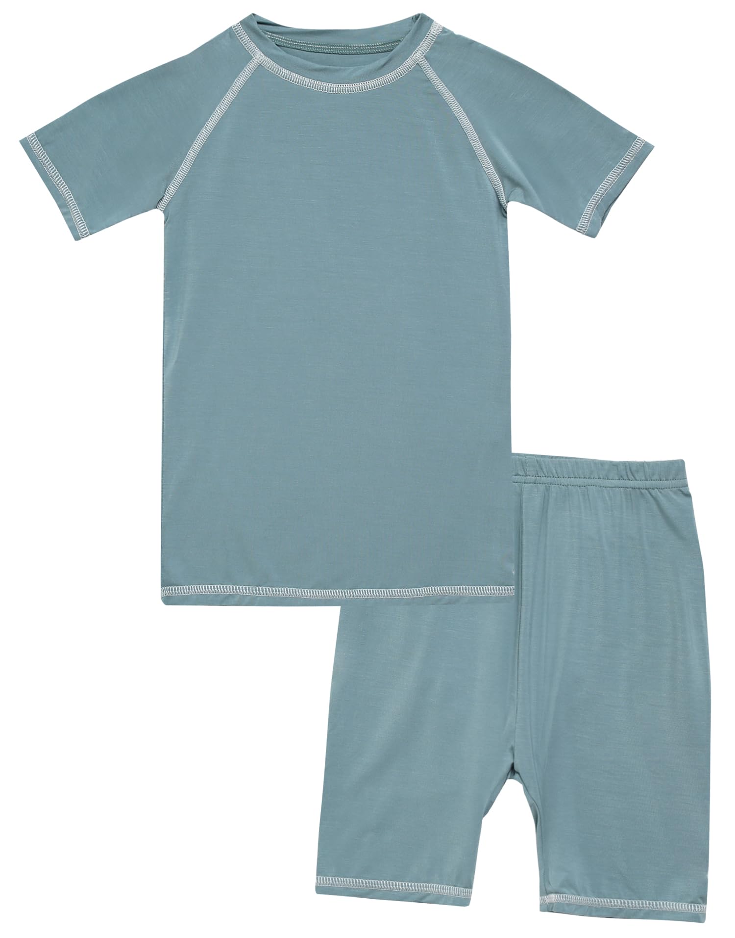 VAENAIT BABY Infant Toddler Junior Girls Boys Pajamas Sleepwear Rayon from Bamboo Short Summer Pjs Set 6M-12Y WEBE CLOTHING