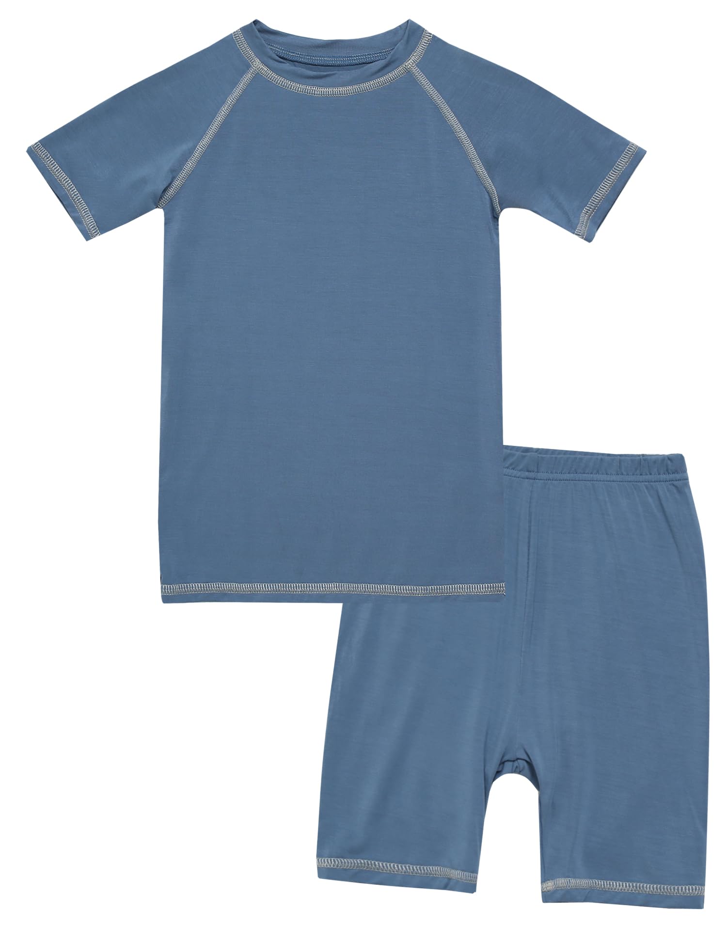 VAENAIT BABY Infant Toddler Junior Girls Boys Pajamas Sleepwear Rayon from Bamboo Short Summer Pjs Set 6M-12Y WEBE CLOTHING