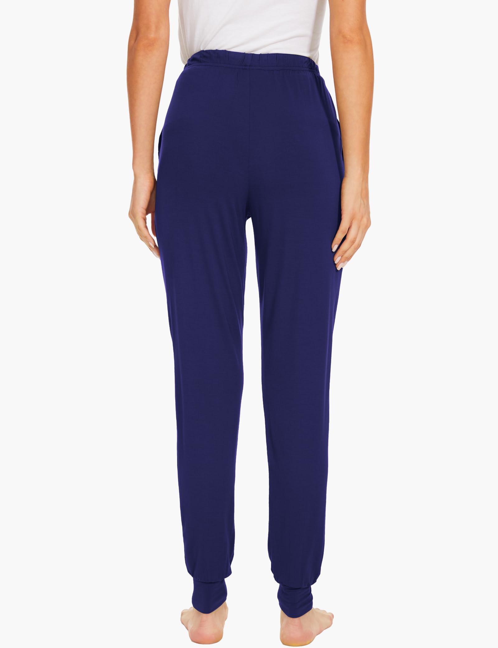 GYS Women's Pajama Pants - Viscose Made from Bamboo, Joggers Pants with Pockets Comfy Lounge Sleep Pants Pj Bottoms