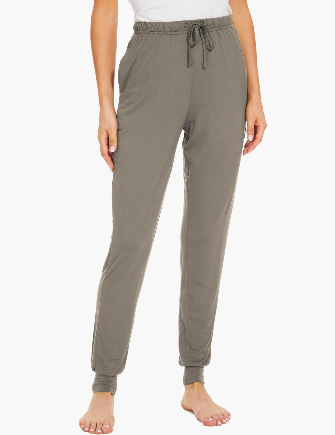 GYS Women's Pajama Pants - Viscose Made from Bamboo, Joggers Pants with Pockets Comfy Lounge Sleep Pants Pj Bottoms