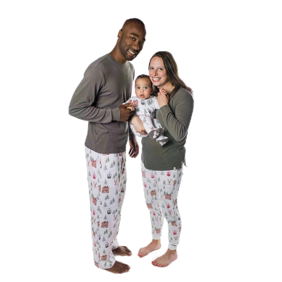 Burt's Bees Baby Matching Family Jammies, Organic Cotton Holiday Pajamas for Kids, Adults, & Pets, Perfect for Family Photos