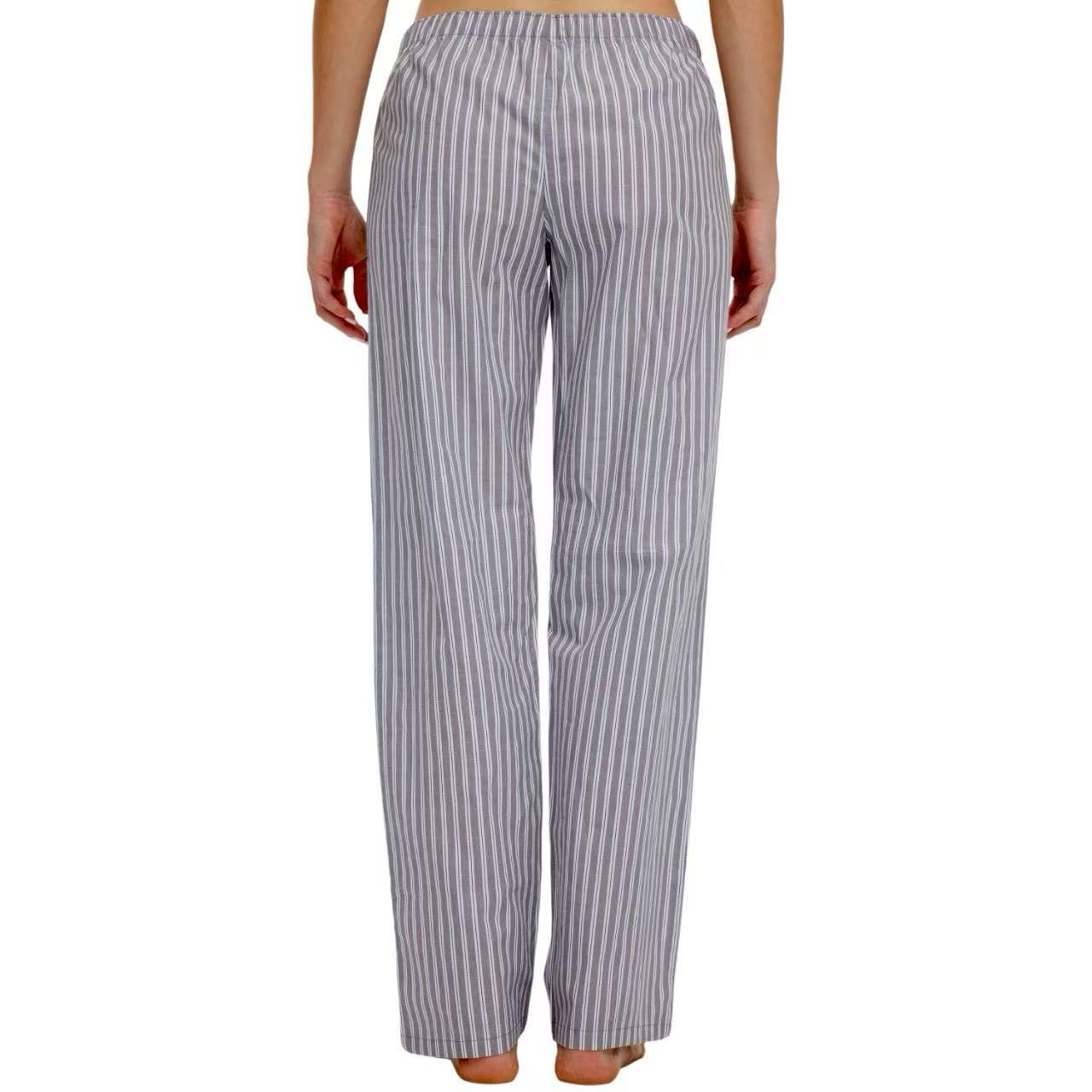 CYZ Women's 100% Cotton Woven Poplin Sleep Pajama Pants