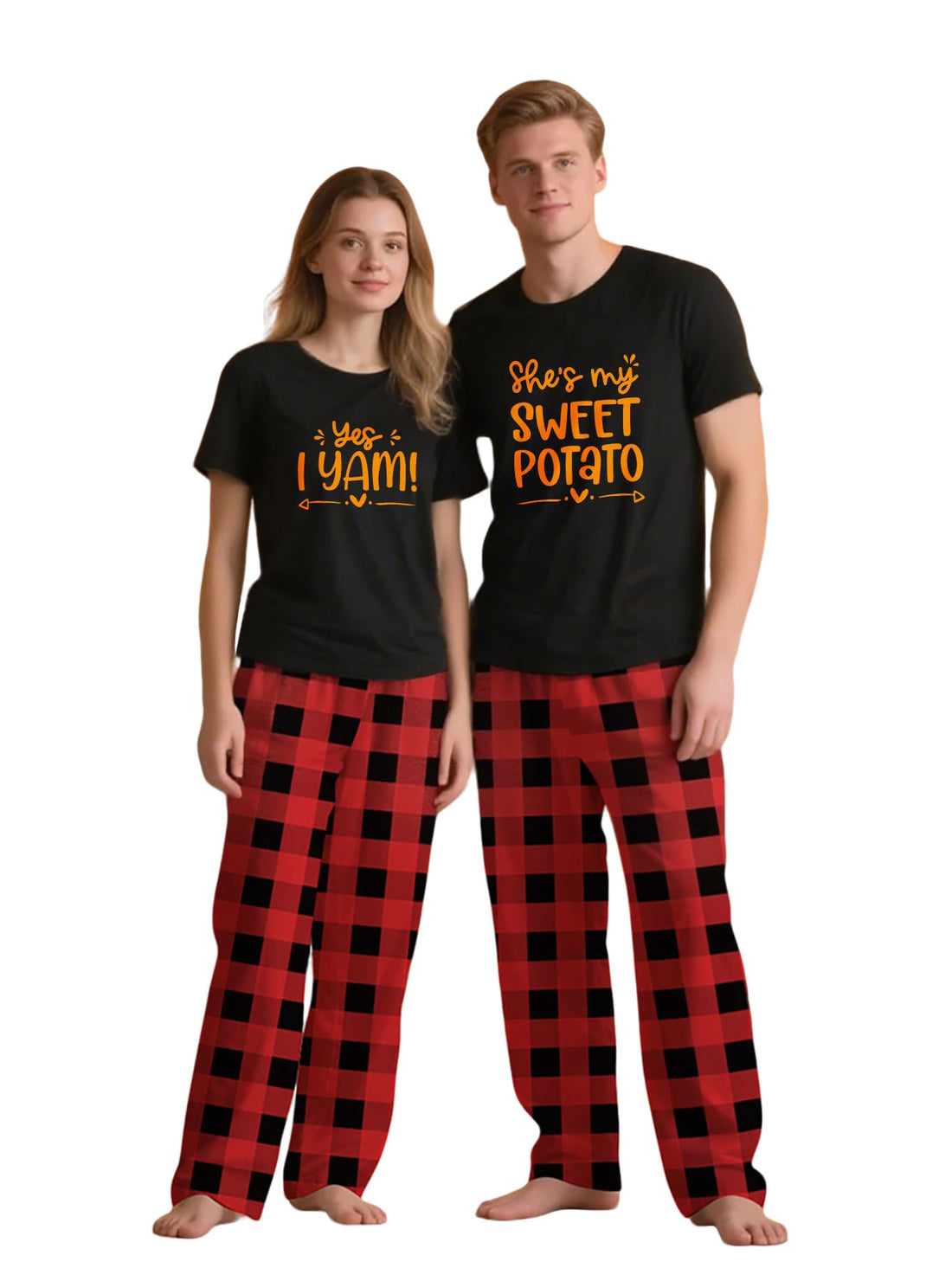 Couples Pajamas, Matching PJS for Couples, His and Hers Jammies, Wife and Husband Sets (Sold Separately)