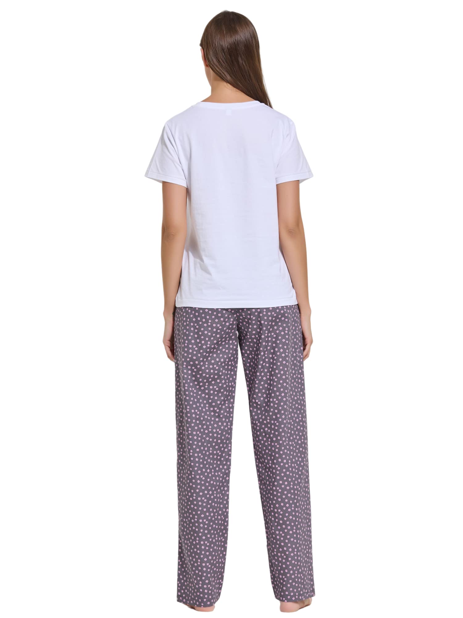 CYZ Women's 100% Cotton Woven Poplin Sleep Pajama Pants