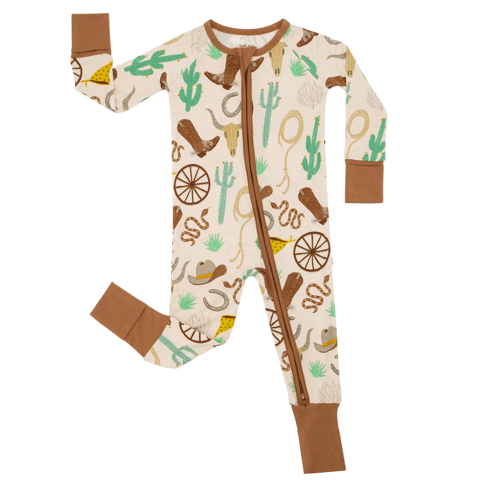 Little Sleepies Pajamas for Baby Boys & Girls, Viscose from Bamboo Baby Pajamas, Sleepers, 2-Way Zipper PJs