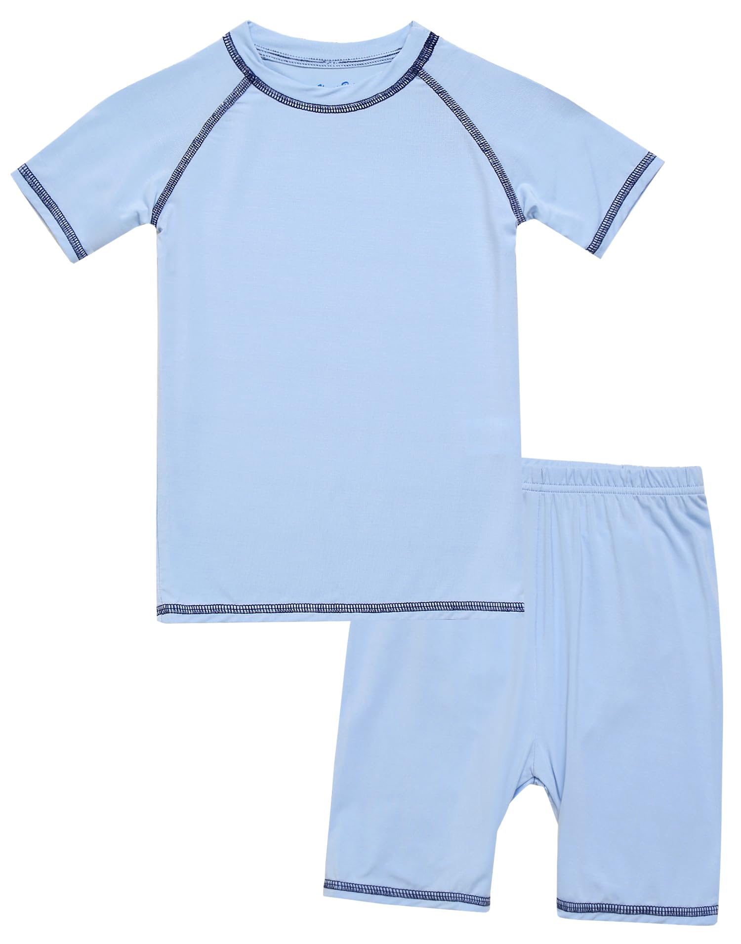 VAENAIT BABY Infant Toddler Junior Girls Boys Pajamas Sleepwear Rayon from Bamboo Short Summer Pjs Set 6M-12Y WEBE CLOTHING