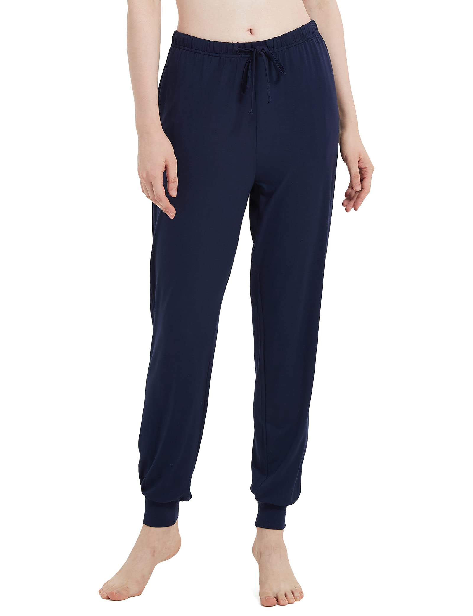 GYS Women's Pajama Pants - Viscose Made from Bamboo, Joggers Pants with Pockets Comfy Lounge Sleep Pants Pj Bottoms