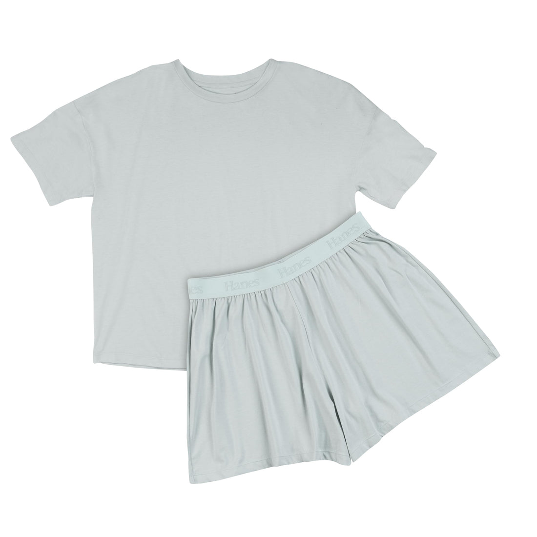 Hanes Women's Pajamas Set, Comfywear Pajamas for Women Set, Originals SupertSoft Loungewear, T-Shirt & Sleep Shorts