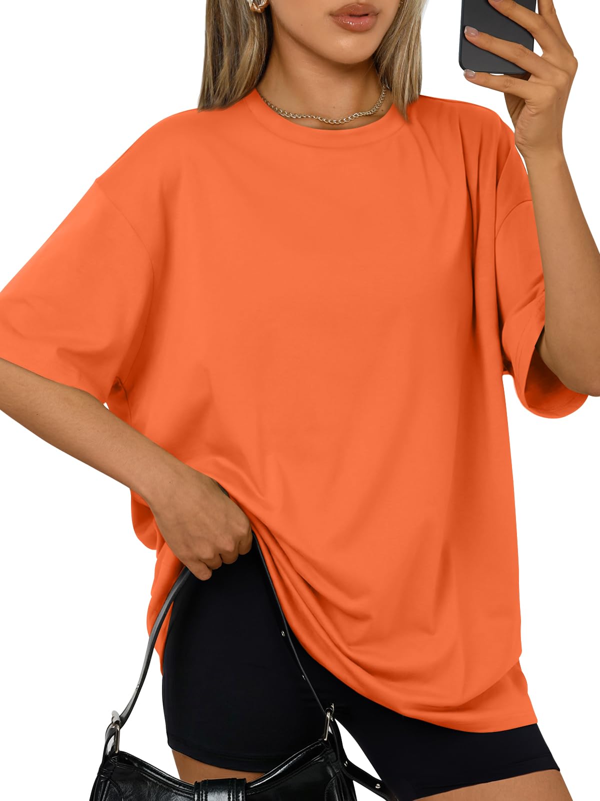 Trendy Queen Womens Oversized T-Shirts Short Sleeves Workout Tops | Casual Summer Gym Tees Plus Size Fashion Clothes 2026 WEBE CLOTHING