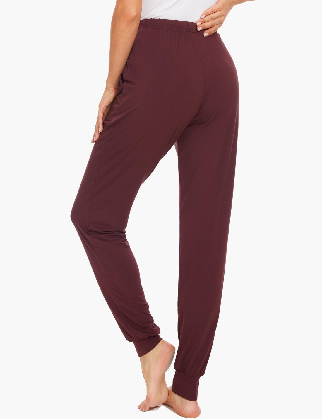 GYS Women's Pajama Pants - Viscose Made from Bamboo, Joggers Pants with Pockets Comfy Lounge Sleep Pants Pj Bottoms