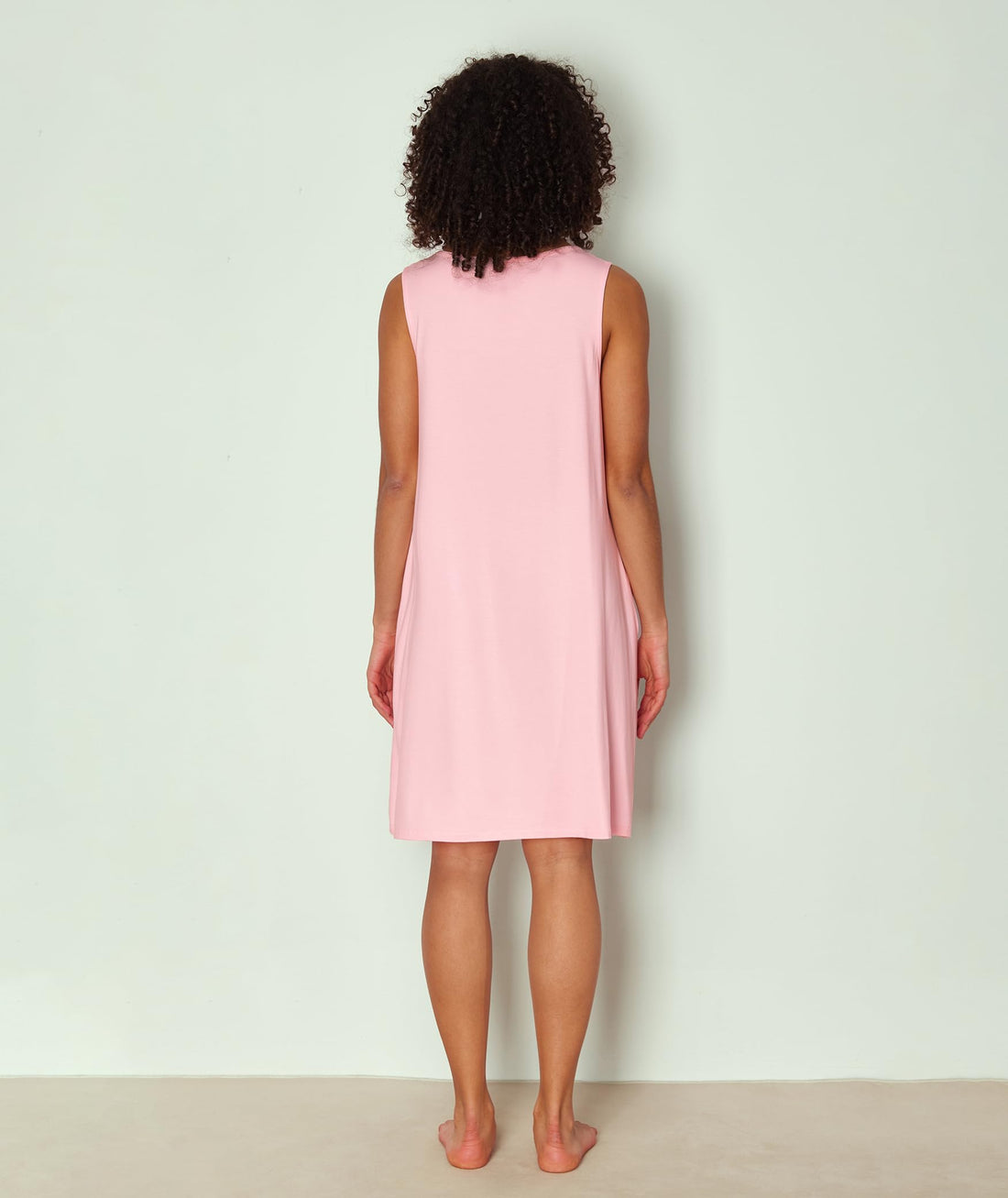 GYS Bamboo Viscose Women's Nightgowns V Neck Sleeveless Tank Pajama Dress for Women WEBE CLOTHING