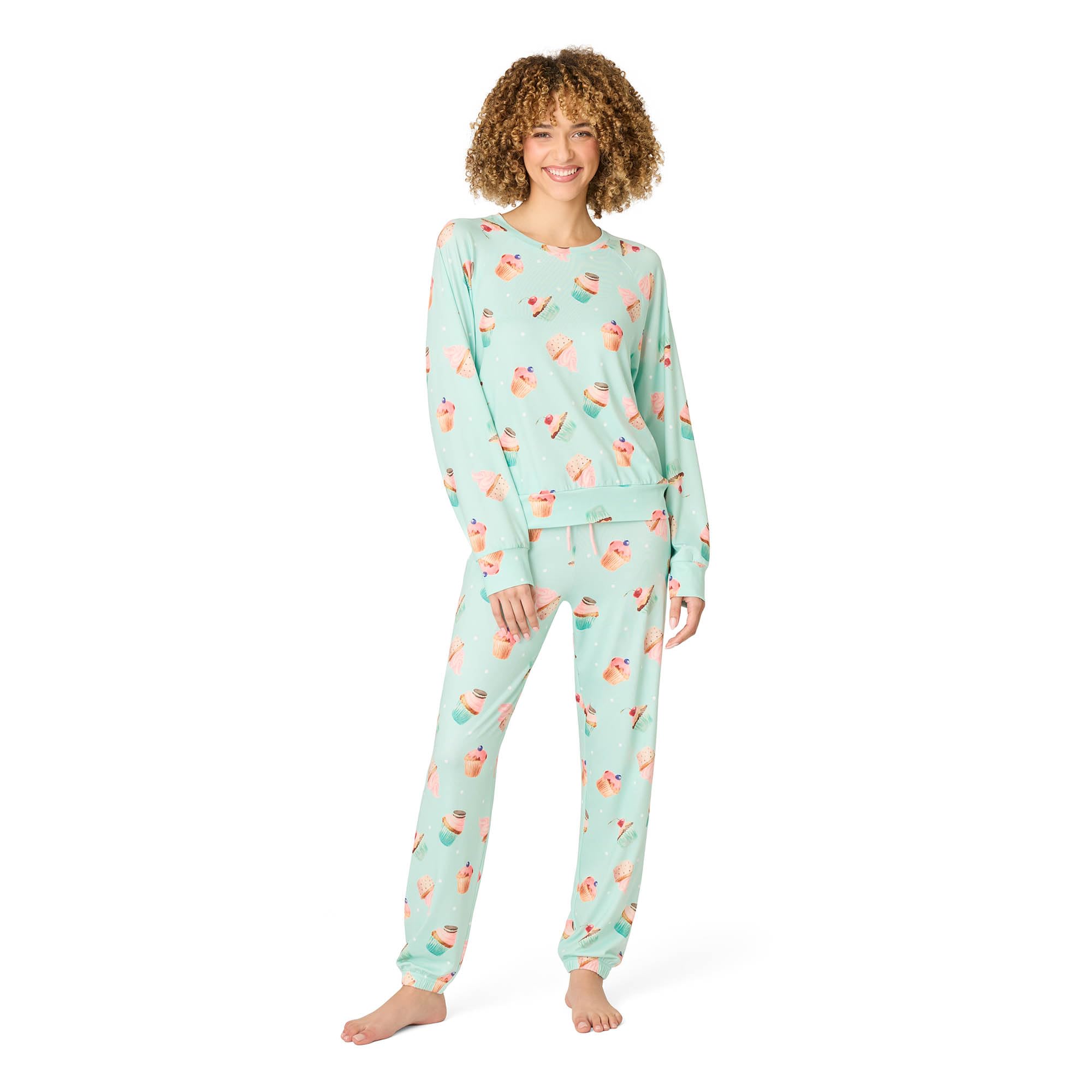 PJ Salvage Women's [Amazon Exclusive] Cloud Jersey Jogger Pajama 2-piece Pj Set