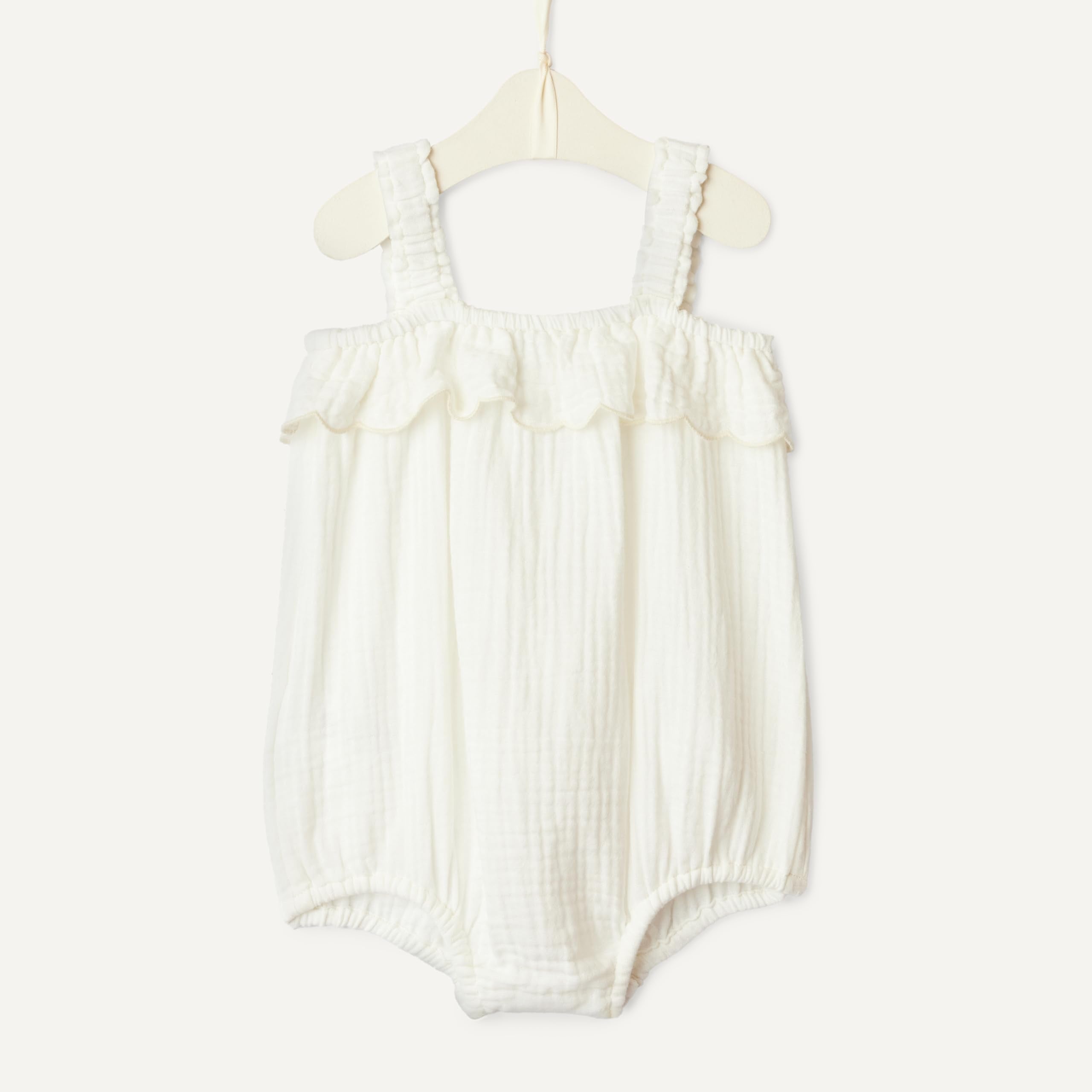 Amazon Essentials x Sofia Grainge Baby Girls' Cotton Gauze Sleeveless Romper WEBE CLOTHING