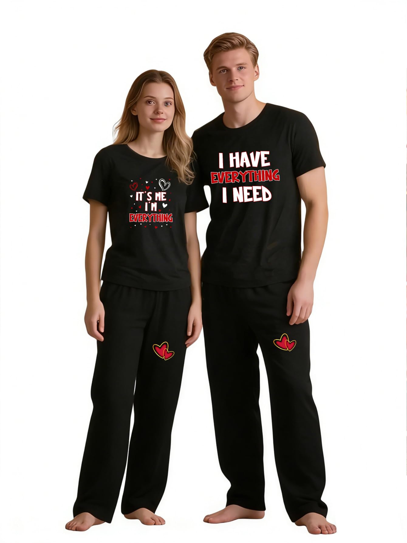 Couples Pajamas, Matching PJS for Couples, His and Hers Jammies, Wife and Husband Sets (Sold Separately)