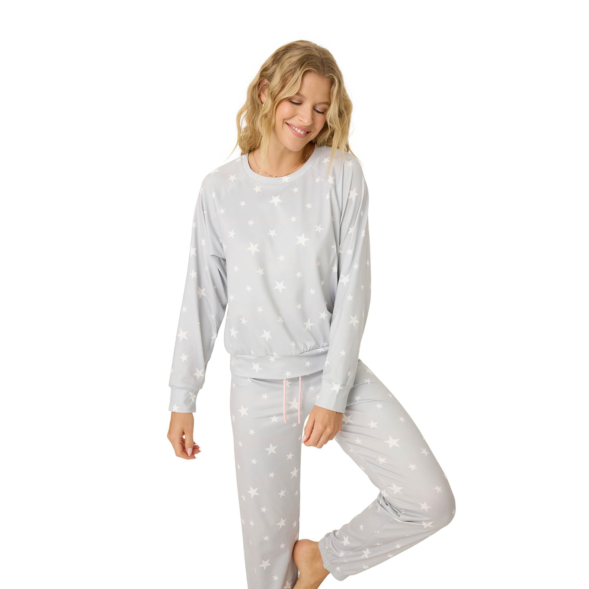 PJ Salvage Women's [Amazon Exclusive] Cloud Jersey Jogger Pajama 2-piece Pj Set