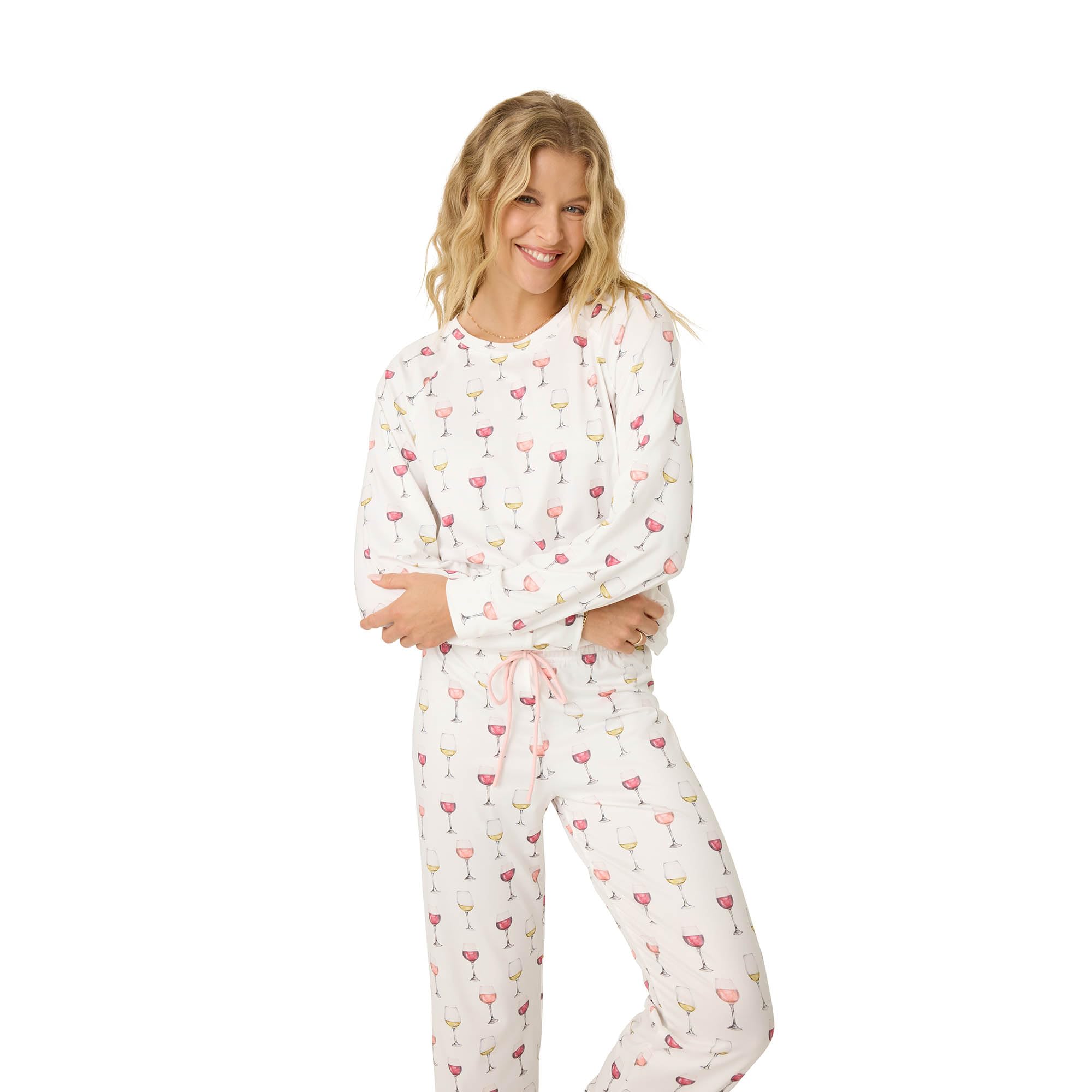 PJ Salvage Women's [Amazon Exclusive] Cloud Jersey Jogger Pajama 2-piece Pj Set