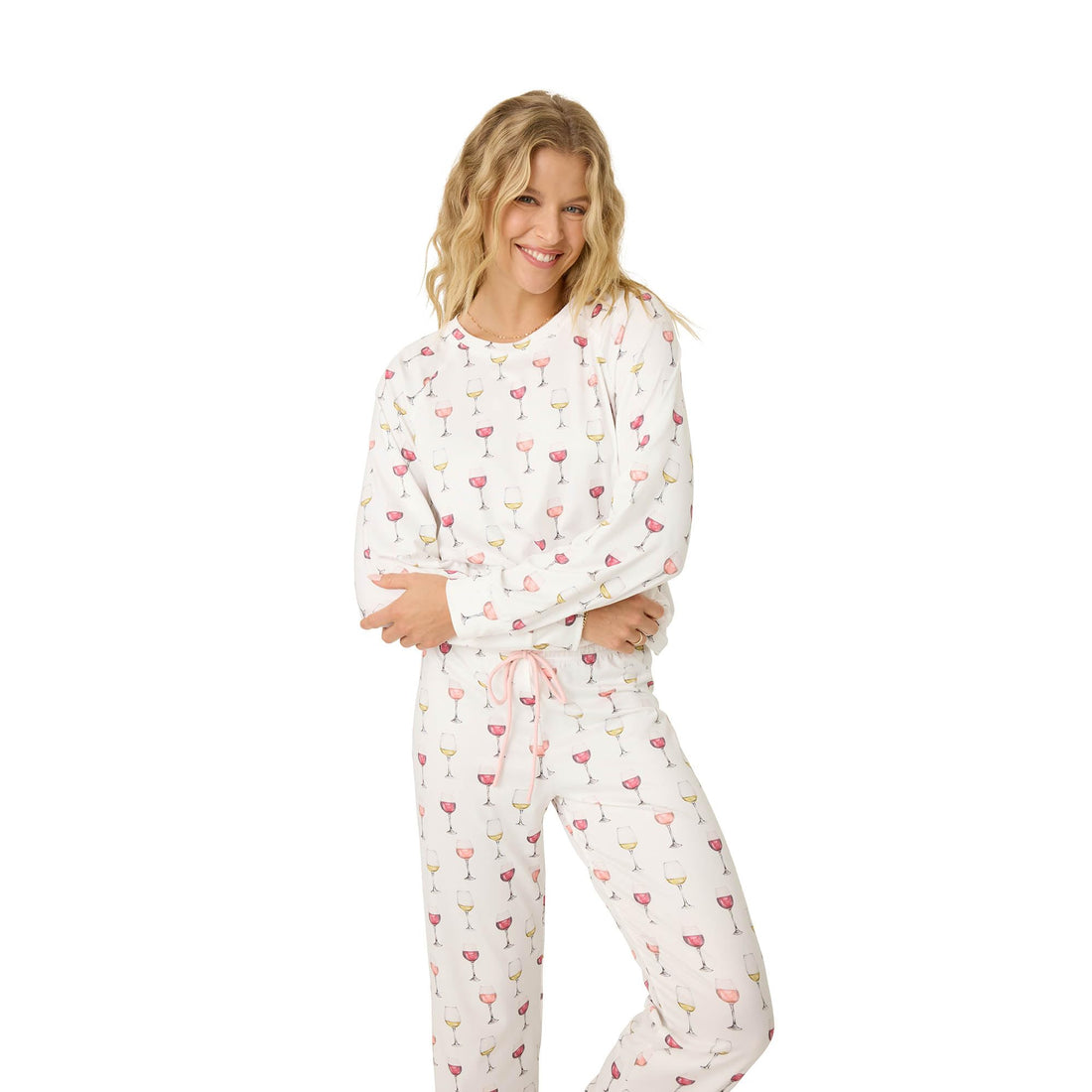 PJ Salvage Women's [Amazon Exclusive] Cloud Jersey Jogger Pajama 2-piece Pj Set